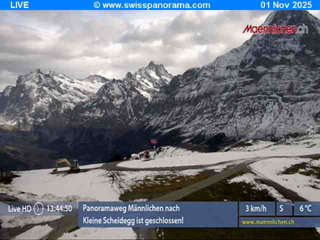 Webcam Männlichen - Jungfrau Ski Region Webcam Männlichen - Jungfrau Ski Region